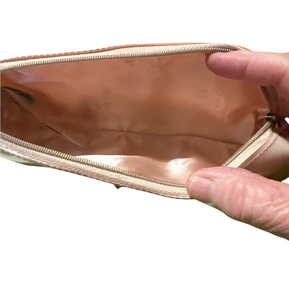 Ted Baker Pink Cosmetic Bag with Black Bow - Picture 3 of 3